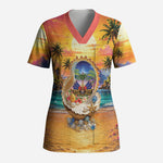 Haiti Scrub Top The Pearl Of The Antilles