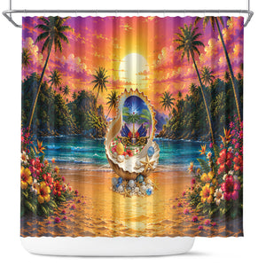 Haiti Shower Curtain The Pearl Of The Antilles