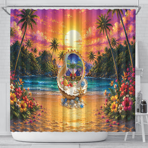 Haiti Shower Curtain The Pearl Of The Antilles