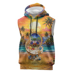 Haiti Sleeveless Hoodie The Pearl Of The Antilles