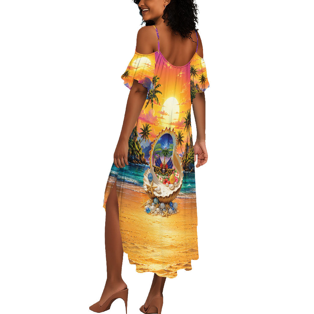 Haiti Summer Maxi Dress The Pearl Of The Antilles