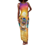 Haiti Tank Maxi Dress The Pearl Of The Antilles