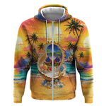 Haiti Zip Hoodie The Pearl Of The Antilles