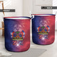 Haitian Zoe Laundry Basket Roaring Lion With Coat Of Arms