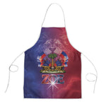 Haitian Zoe Apron Roaring Lion With Coat Of Arms