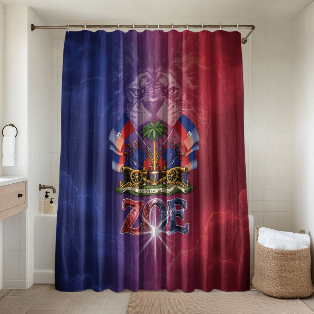 Haitian Zoe Bathroom Set Roaring Lion With Coat Of Arms