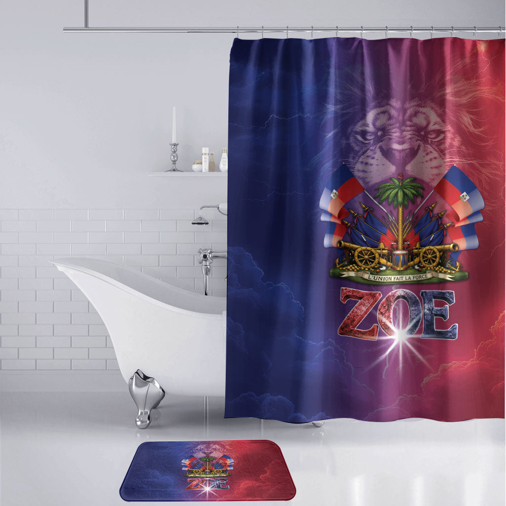 Haitian Zoe Bathroom Set Roaring Lion With Coat Of Arms