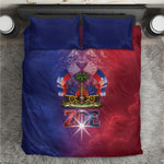 Haitian Zoe Bedding Set Roaring Lion With Coat Of Arms