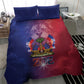 Haitian Zoe Bedding Set Roaring Lion With Coat Of Arms