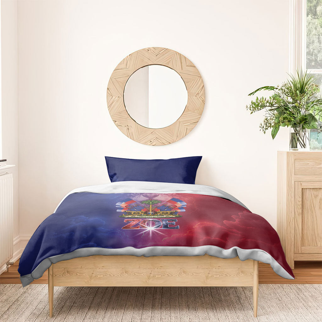 Haitian Zoe Bedding Set Roaring Lion With Coat Of Arms