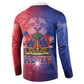 Haitian Zoe Button Sweatshirt Roaring Lion With Coat Of Arms