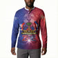 Haitian Zoe Button Sweatshirt Roaring Lion With Coat Of Arms