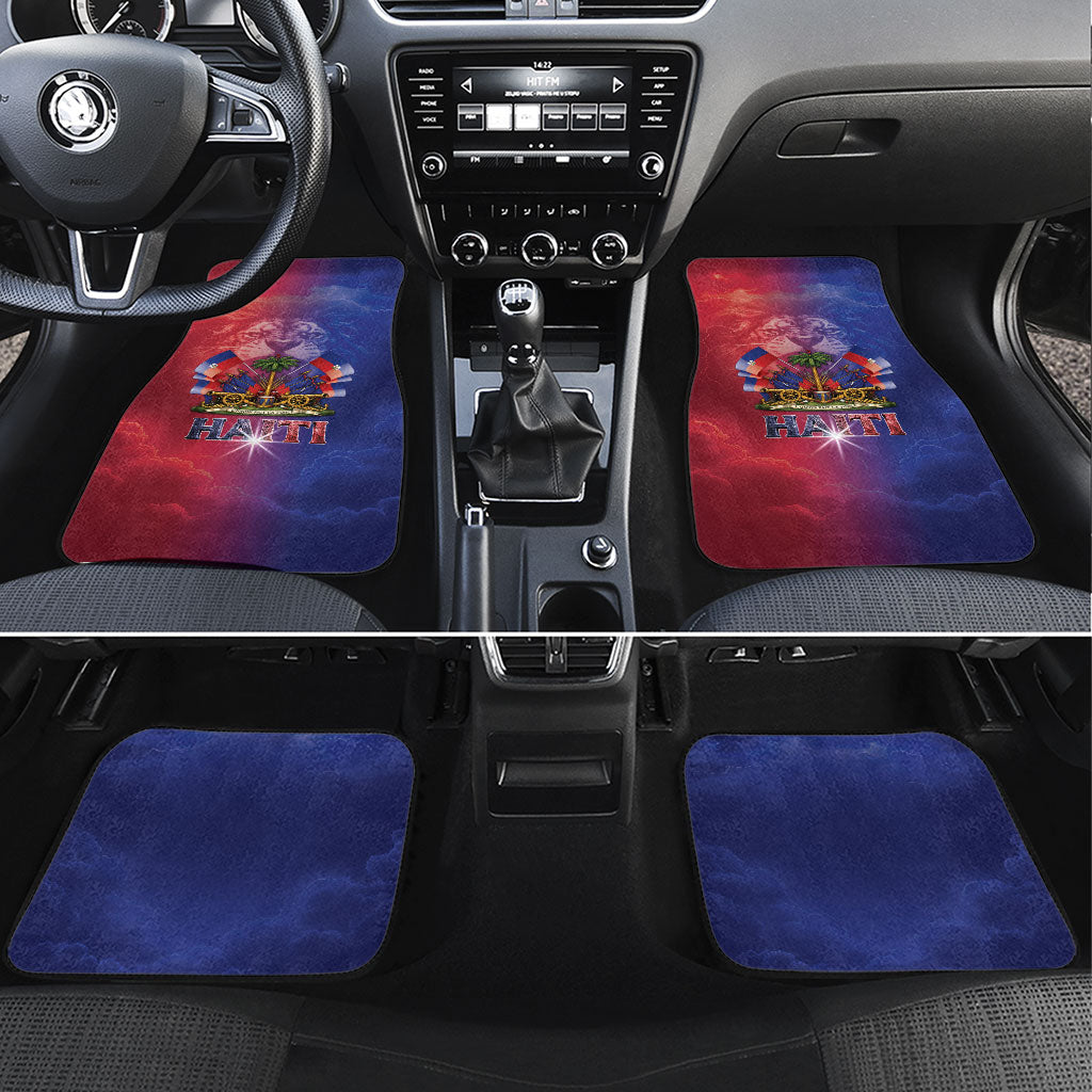 Haitian Zoe Car Mats Roaring Lion With Coat Of Arms