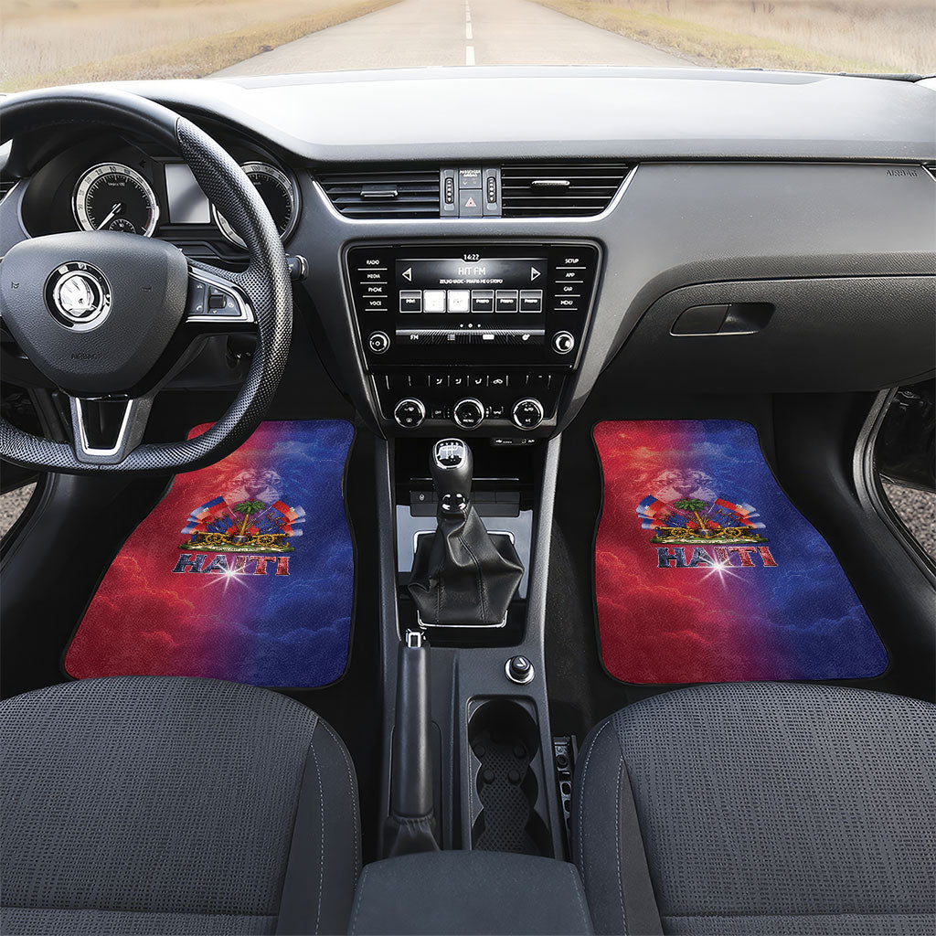 Haitian Zoe Car Mats Roaring Lion With Coat Of Arms