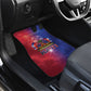 Haitian Zoe Car Mats Roaring Lion With Coat Of Arms