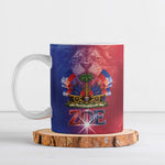Haitian Zoe Ceramic Mug Roaring Lion With Coat Of Arms