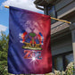Haitian Zoe Garden Flag Roaring Lion With Coat Of Arms