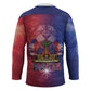 Haitian Zoe Hockey Jersey Roaring Lion With Coat Of Arms