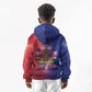 Haitian Zoe Kid Hoodie Roaring Lion With Coat Of Arms
