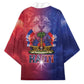 Haitian Zoe Kimono Roaring Lion With Coat Of Arms