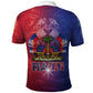 Haitian Zoe Polo Shirt Roaring Lion With Coat Of Arms