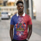 Haitian Zoe Polo Shirt Roaring Lion With Coat Of Arms
