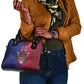 Haitian Zoe Shoulder Handbag Roaring Lion With Coat Of Arms