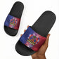 Haitian Zoe Slide Sandals Roaring Lion With Coat Of Arms