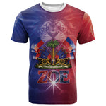 Haitian Zoe T shirt Roaring Lion With Coat Of Arms
