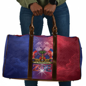 Haitian Zoe Travel Bag Roaring Lion With Coat Of Arms