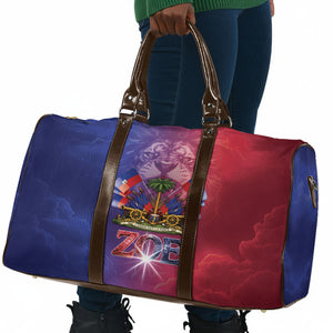Haitian Zoe Travel Bag Roaring Lion With Coat Of Arms