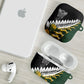 Rugby New Zealand And South Africa AirPods Case Silver Fern With Springboks