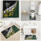 Rugby New Zealand And South Africa Bathroom Set Silver Fern With Springboks