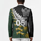 Custom Rugby New Zealand And South Africa Blazer Silver Fern With Springboks