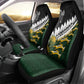 Rugby New Zealand And South Africa Car Seat Cover Silver Fern With Springboks