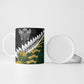 Custom Rugby New Zealand And South Africa Ceramic Mug Silver Fern With Springboks