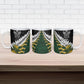 Custom Rugby New Zealand And South Africa Ceramic Mug Silver Fern With Springboks