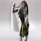 Rugby New Zealand And South Africa Hooded Blanket Silver Fern With Springboks