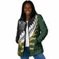 Custom Rugby New Zealand And South Africa Padded Jacket Silver Fern With Springboks