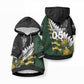 Custom Rugby New Zealand And South Africa Pet Hoodie Silver Fern With Springboks