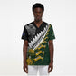 Custom Rugby New Zealand And South Africa Scrub Top Silver Fern With Springboks