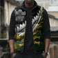 Custom Rugby New Zealand And South Africa Sleeveless Puffer Jacket Silver Fern With Springboks
