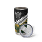 Custom Rugby New Zealand And South Africa Tumbler Cup Silver Fern With Springboks