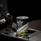 Custom Rugby New Zealand And South Africa Tumbler Cup Silver Fern With Springboks
