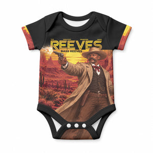 Bass Reeves The Greatest Frontier Hero Baby Onesie