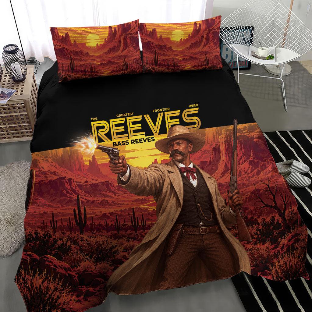 Bass Reeves The Greatest Frontier Hero Bedding Set