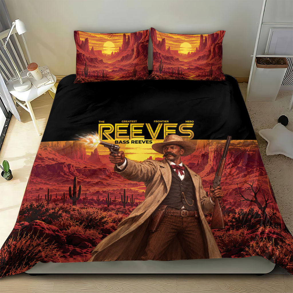 Bass Reeves The Greatest Frontier Hero Bedding Set