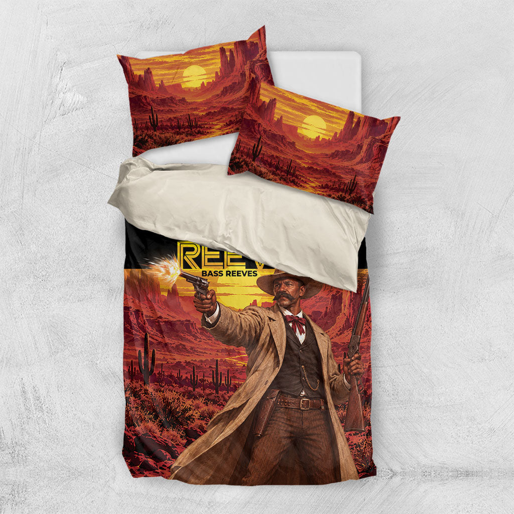 Bass Reeves The Greatest Frontier Hero Bedding Set