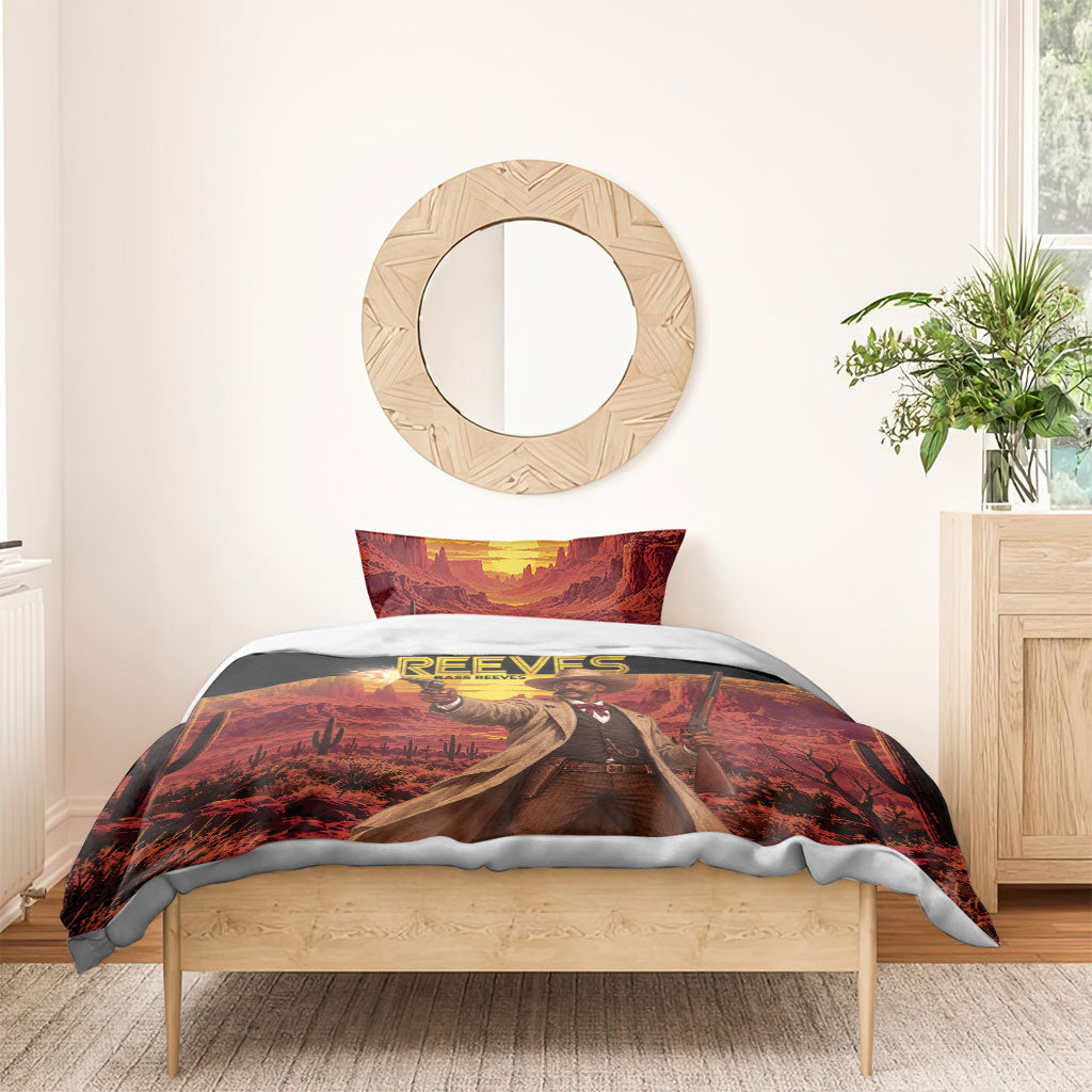 Bass Reeves The Greatest Frontier Hero Bedding Set