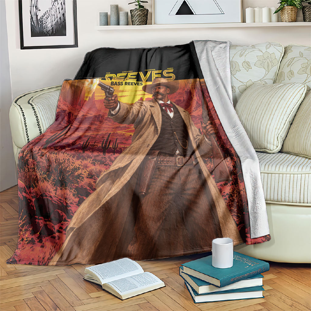 Bass Reeves The Greatest Frontier Hero Blanket